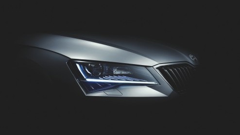 Halverwege februari wordt de Superb voor het eerst onthuld, maar tot die tijd houdt Skoda ons warm met designtekeningen.
