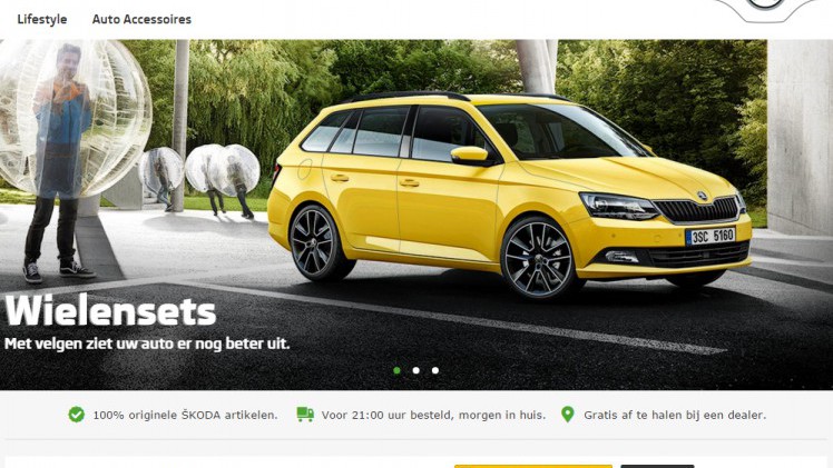 Skoda breidt webshop uit met originele Skoda-accessoires die via een kentekencheck eenvoudig te vinden zijn.