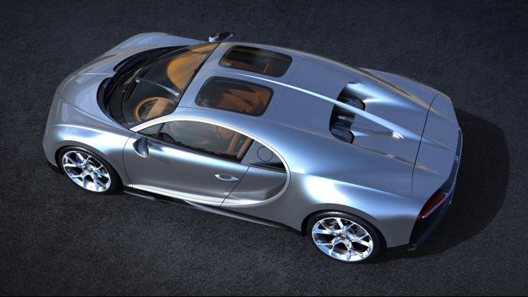Bugatti lanceert een dubbel glazen dak op de Chiron