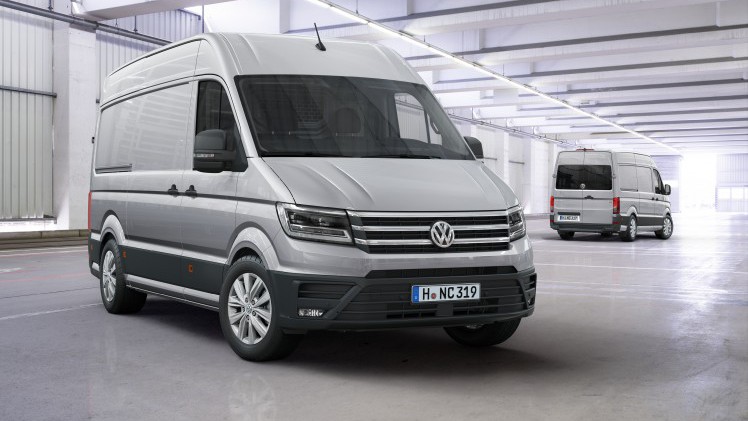 Nieuwe Volkswagen Crafter aan de bak met speciale Nutz 2.0 TDI dieselmotor, desgewenst inclusief achttrapsautomaat en vierwielaandrijving.
