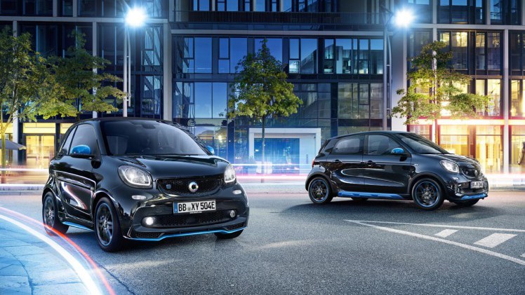 Smart komt met speciale edities van de elektrische fortwo en forfour.