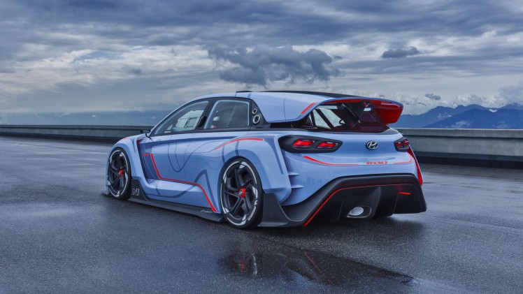 Hyundai toont spierballen met de RN30 Concept, de raceversie van de Hyundai i30 N zoals hij in 2017 op de markt komt.