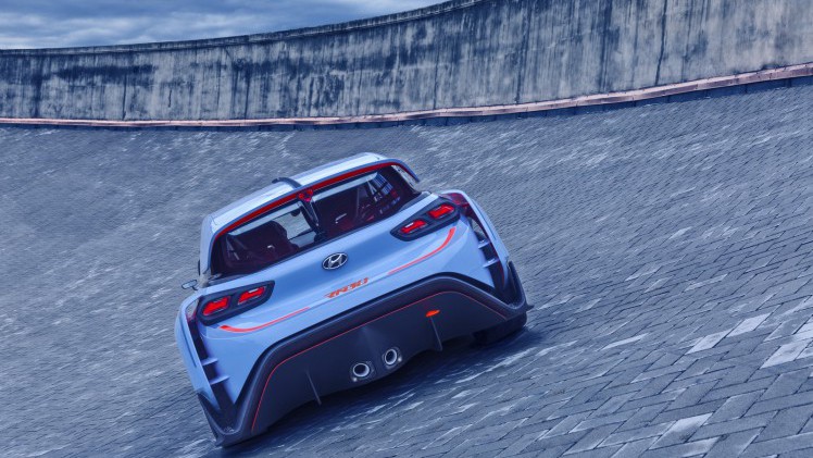 Hyundai toont spierballen met de RN30 Concept, de raceversie van de Hyundai i30 N zoals hij in 2017 op de markt komt.