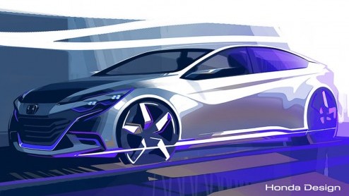 Honda reist met twee studiemodellen af naar de Peking Motor Show, een Chinese variant van de Accord, die daar Spirior heet, en een studiemodel naar een 5-deurscoup.