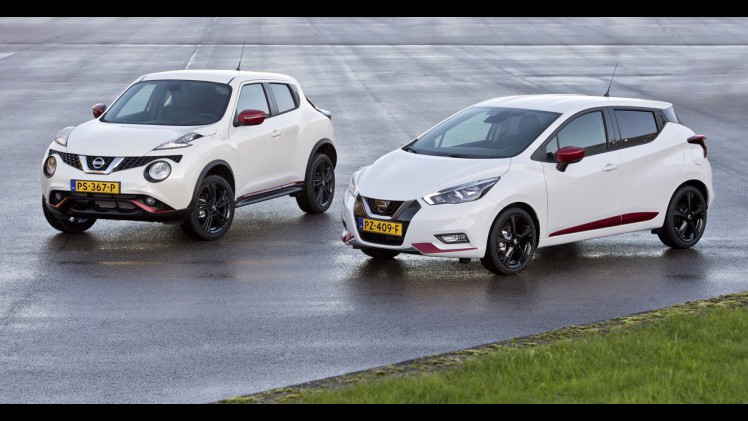 Nissan levert zo lang de voorraad strekt een extra complete en sportieve N-Line uitvoering van de Micra en Juke.