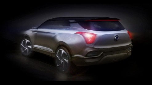 SsangYong neemt deze XLV Concept mee naar Genve. De fotos geven een beetje een vertekend beeld, want het gaat hier toch echt om een kleinere SUV in het inmiddels o zo populaire B-segment.