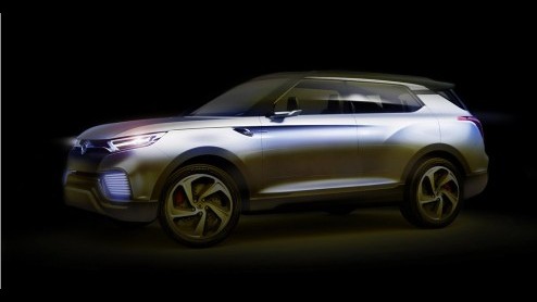 SsangYong neemt deze XLV Concept mee naar Genve. De fotos geven een beetje een vertekend beeld, want het gaat hier toch echt om een kleinere SUV in het inmiddels o zo populaire B-segment.