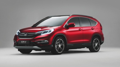 Honda CR-V facelift voor 2015 met een nieuwe look en debuut 160 pk sterke 1.6 i-DTEC diesel met negentrapsautomaat