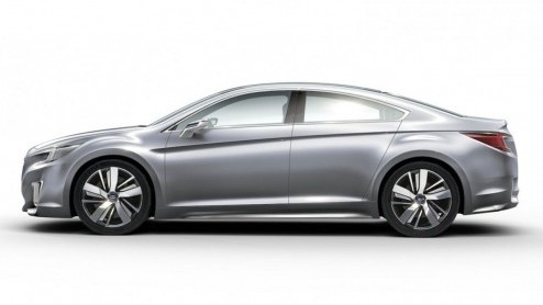 Subaru toont op de Los Angeles Auto Show komende week deze Legacy Concept. Het studiemodel oogt zeer gestroomlijnd en is een vingeroefening naar een compleet nieuwe Legacy in 2015.
