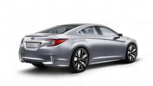 Subaru toont op de Los Angeles Auto Show komende week deze Legacy Concept. Het studiemodel oogt zeer gestroomlijnd en is een vingeroefening naar een compleet nieuwe Legacy in 2015.