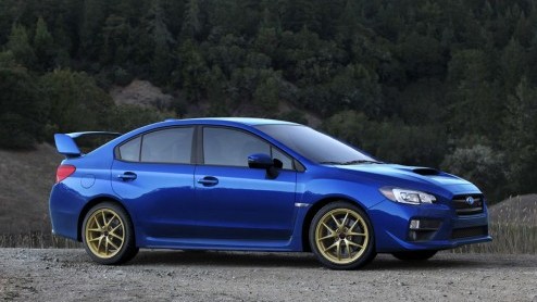 Subaru WRX presentatie op Detroit Auto Show, tijdens North American International Auto Show 2014.