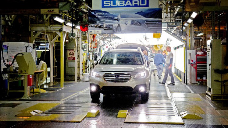 Subaru breidt productie in Amerika flink uit en bereidt zich voor op de introductie van een nieuwe zevenzits crossover SUV in 2018.
