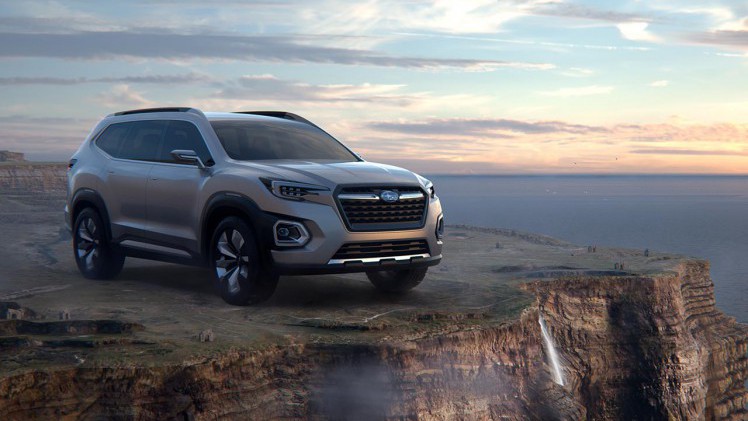 Subaru onhult op de LA Auto Show de Ascent, een 7-zits SUV.