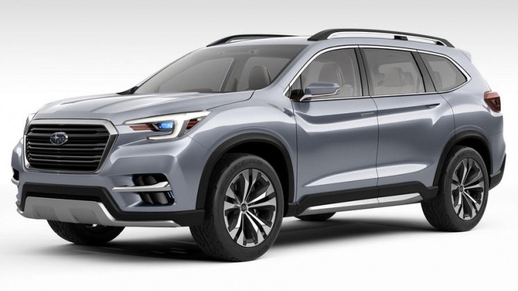 Subaru presenteert een nieuwe conceptversie van de aanstaande zevenzits SUV. Nu staat de auto echter al dichter bij de productieversie en is de definitieve naam bekend: Ascent.