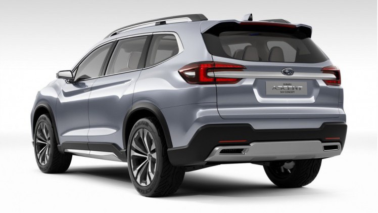 Subaru presenteert een nieuwe conceptversie van de aanstaande zevenzits SUV. Nu staat de auto echter al dichter bij de productieversie en is de definitieve naam bekend: Ascent.