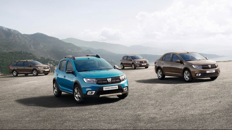 Dacia voorziet de Sandero, Sandero Stepway, Logan en Logan MCV van een subtiele facelift.