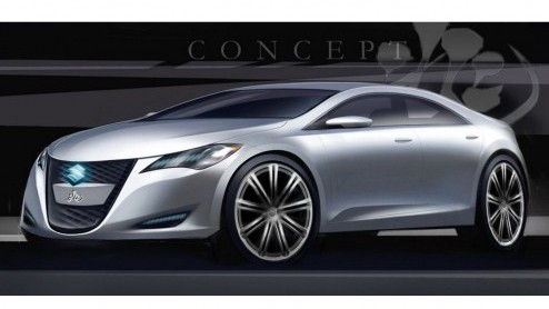 Suzuki houdt ons met de Kizashi Concept in de greep. Het merk presenteert volgende maand in New York de Kizashi nummer drie. Dit keer hebben de Japanners een sedan als carrosserievorm gekozen, terwijl