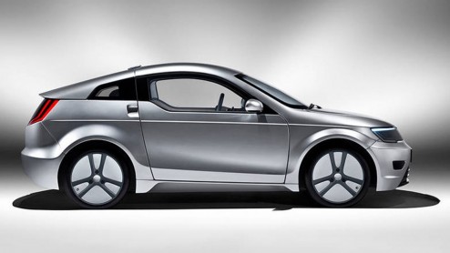 De Technische Universiteit Mnchen heeft een studiemodel gebouwd naar een elektrische auto. Zo op het eerste gezicht heeft de Visio.M. wel iets weg van de BMW i3.