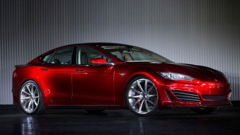 Saleen Model S op basis van Tesla ziet het licht op Pebble Beach 2014.