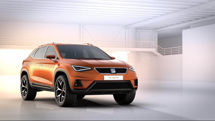 Live in Genve is de Seat 20V20 SUV het vervolg van de Seat Tribu. Die moet als vierdeurs SUV Coup nieuwe richting geven aan het merk.