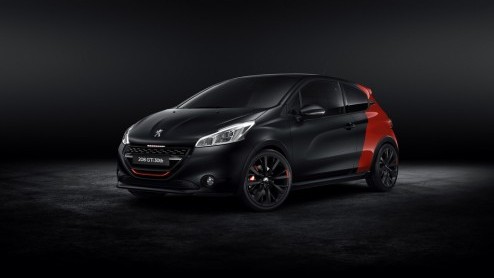 Peugeot 208 GTi 30th viert dertig jarige jubileum van de 205 GTi met extra vermogen en - voor de liefhebbers - een duotone look.