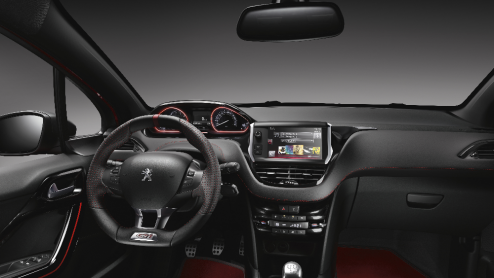 Peugeot 208 GTi 30th viert dertig jarige jubileum van de 205 GTi met extra vermogen en - voor de liefhebbers - een duotone look.