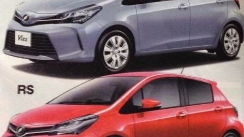 Facelift voor Toyota Yaris geeft de neus meer expressie. Onthulling waarschijnlijk op Autosalon van Parijs 2014.