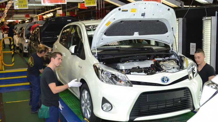 Toyota investeert 300 miljoen euro in de fabriek in het Franse Valenciennes.
