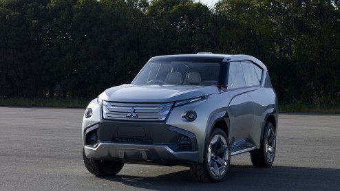 Concept cars Mitsubishi XR-PHEV, GC-PHEV en Concept AR ook naar Autosalon van Geneve 2014.