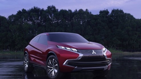 Concept cars Mitsubishi XR-PHEV, GC-PHEV en Concept AR ook naar Autosalon van Geneve 2014.