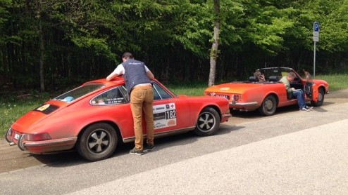 Tulpenrallye 2014 verslag dag 5: schades en pech bij verschillende deelnemers