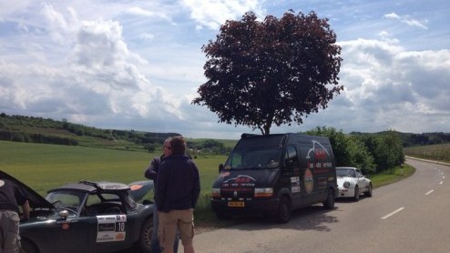 Tulpenrallye 2014 verslag dag 5: schades en pech bij verschillende deelnemers