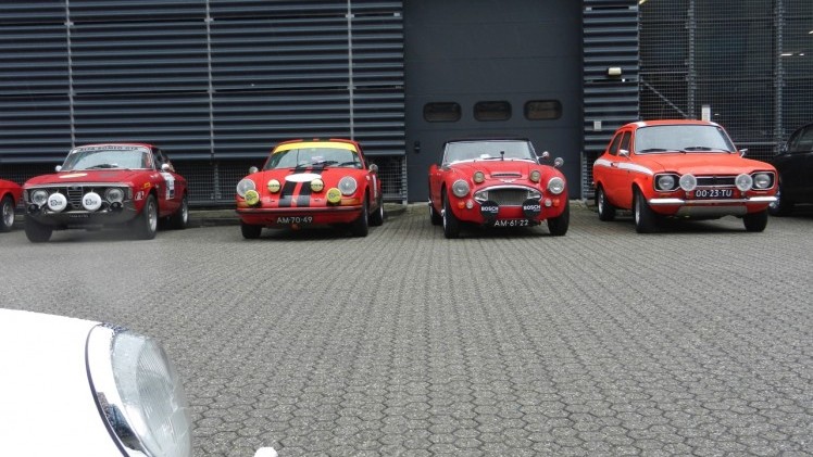 Tulpenrallye 2015 Proloog met keuring en bijpraten bij Athlon Car Lease.