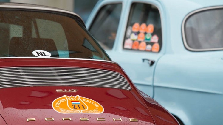 Tulpenrallye 2015 Proloog met keuring en bijpraten bij Athlon Car Lease.