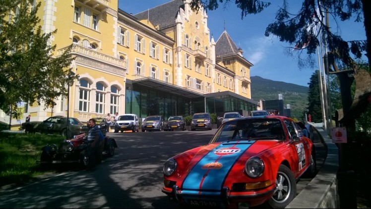 De start van de Tulpenrallye 2015 in Saint-Vincent vindt voor team AutoVandaag plaats om 10:44 uur.