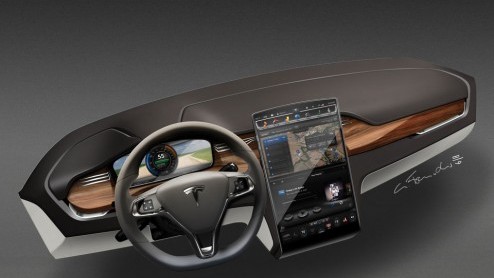 Tesla Model X crossover komt in zomer 2015 op de markt. Reserveren is al mogelijk voor de Model X of Model X Signature uitvoering.