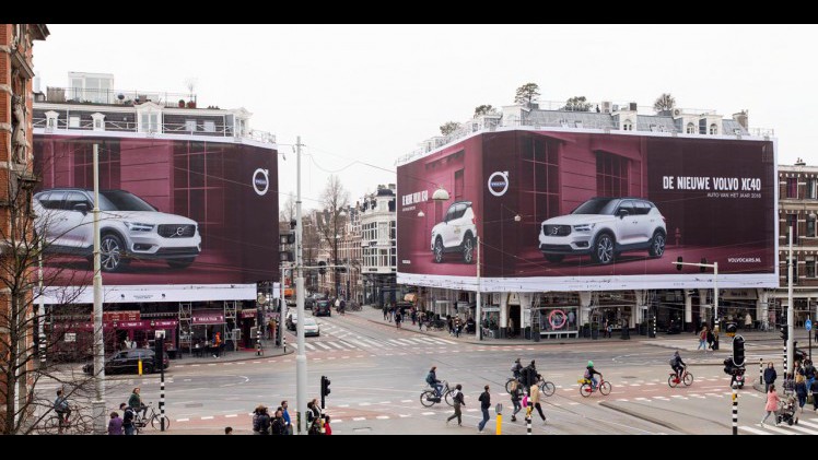 Volvo nodigt iedereen vandaag uit voor proefritten met de XC40 in Amsterdam-Zuid.