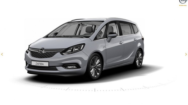 De facelift van de Opel Zafira die in de zomer van 2016 wordt uitgevoerd blijkt behoorlijk ingrijpend.
