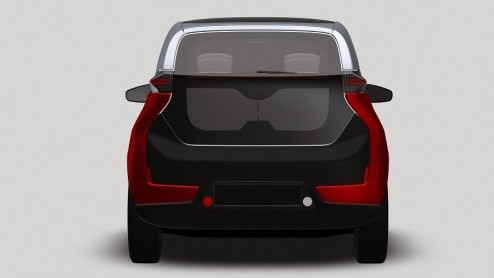 Vierpersoons city car Pininfarina gelekt voor de Autosalon van Geneve 2014.
