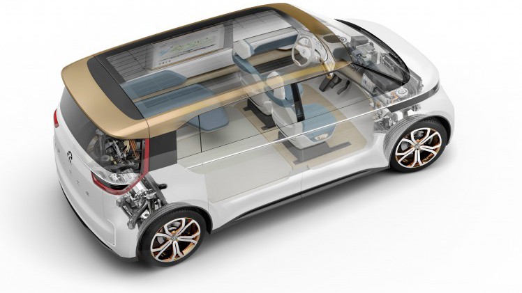 Volkswagen BUDD-e brengt de auto en de elektrische auto naar een hoger niveau met ruim 500 kilometer actieradius en innovatieve bediening.