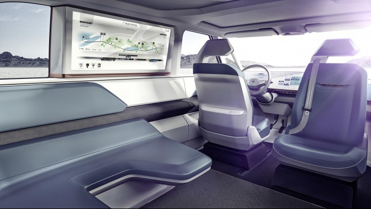 Volkswagen BUDD-e brengt de auto en de elektrische auto naar een hoger niveau met ruim 500 kilometer actieradius en innovatieve bediening.