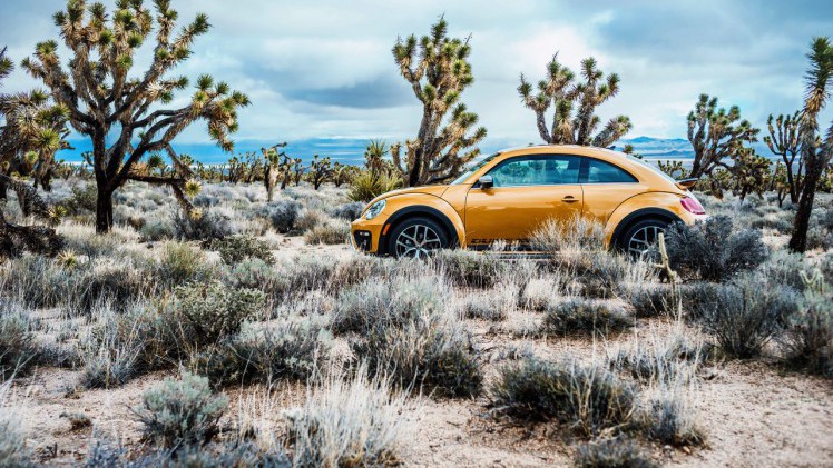 Volkswagen Beetle Dune toch naar Nederland. Het is een extra stoere uitvoering met verhoogde rijhoogte.