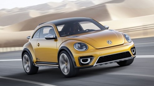 De Volkswagen Beetle Dune, die op de Autoshow van Detroit schittert, is volgens zijn makers vrijwel productieklaar.
