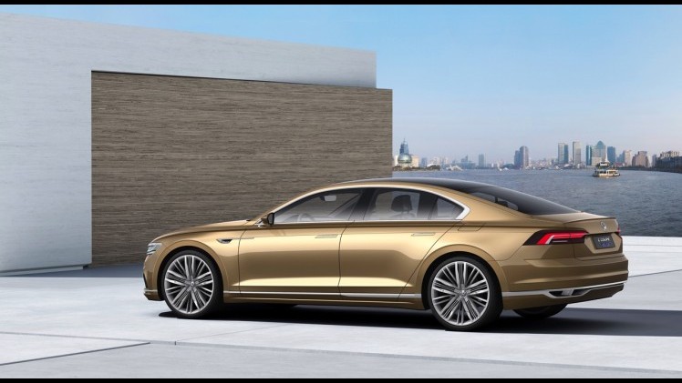 Volkswagen C Coup GTE is een studiemodel van vijf meter, een voorproefje van nieuwe sedans die Volkswagen in de planning heeft, waaronder een Phaeton.