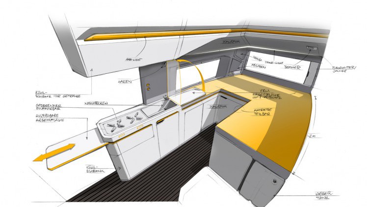 Volkswagen laat in Dsseldorf op de Caravan beurs een concept zien van een Crafter California camper.