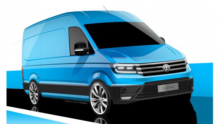 Nieuwe Volkswagen Crafter krijgt interieur, veiligheid en luxe van een personenauto. in de herfst van 2016 komt de bedrijfswagen op de markt, compleet met nieuwe motoren.