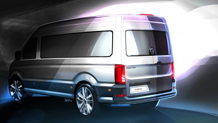 Nieuwe Volkswagen Crafter krijgt interieur, veiligheid en luxe van een personenauto. in de herfst van 2016 komt de bedrijfswagen op de markt, compleet met nieuwe motoren.