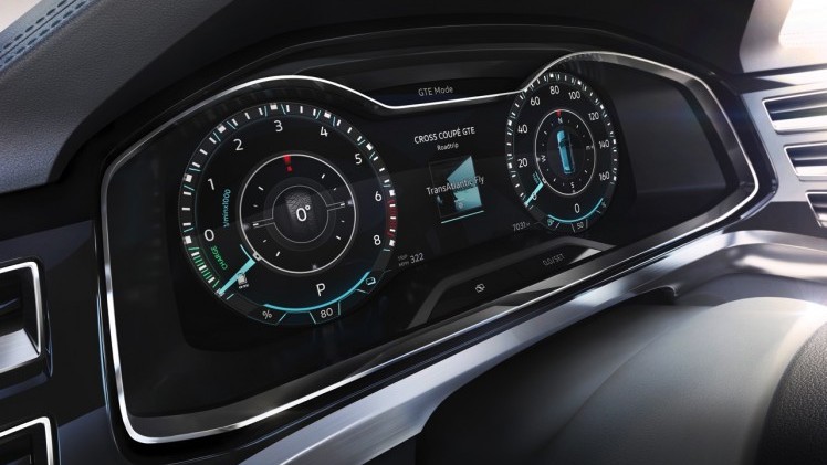 Primeur op NAIAS 2015: Volkswagen Cross Coup GTE is een SUV concept car met V6 plug-in hybride techniek, gebaseerd op het MQB-platform. In 2016 komt het productiemodel op de markt.