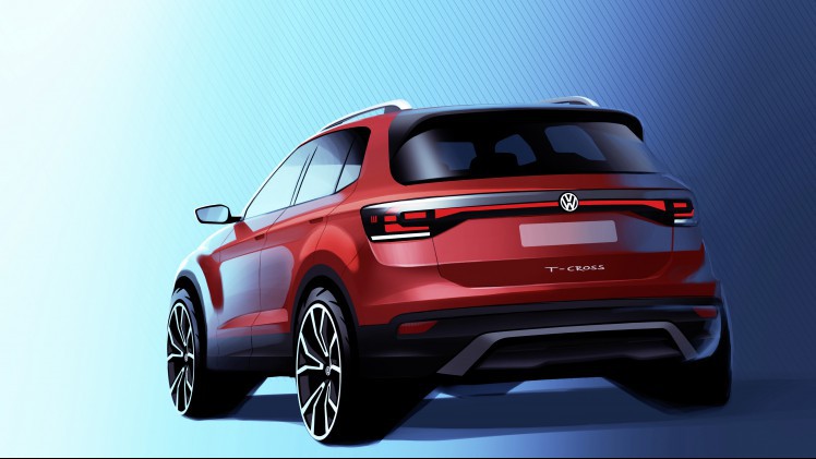 Volkswagen komt komende herfst met de kleinste SUV, de T-Cross.
