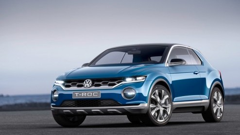 Volkswagen is voornemens zijn SUV-gamma flink uit te breiden. In Genve toont de fabrikant deze T-Roc Concept, een driedeurs crossover tussen de Taigun en Tiguan.